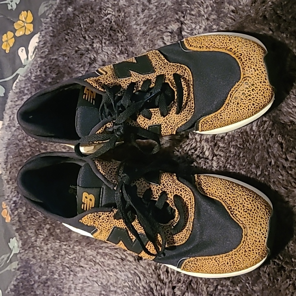 New Balance Fresh Foam X70 Tan Black Cheetah print Shoes Women's